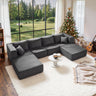 140" Modular Sectional Sofa Bed