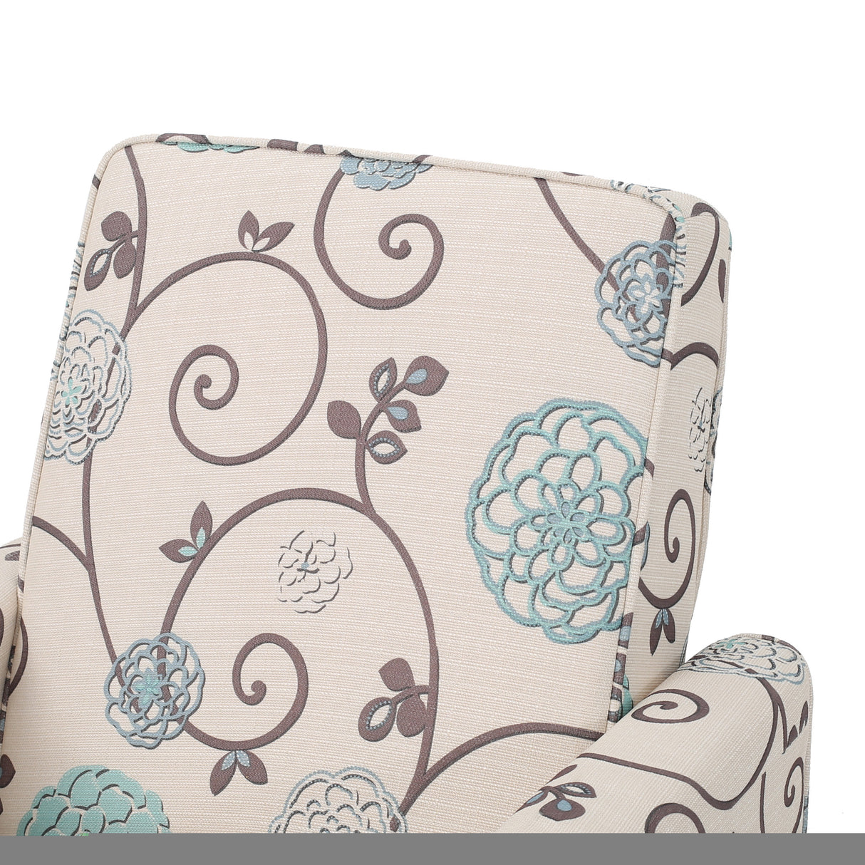 Abernathy Floral Push-Back Recliner of Refined Comfort