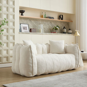 Cozy Beanbag Chair With High Resilience Foam Core For 2