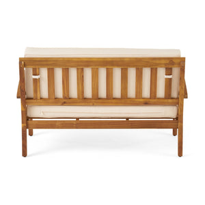 Outdoor Chat Set With Coffee Table And Loveseat