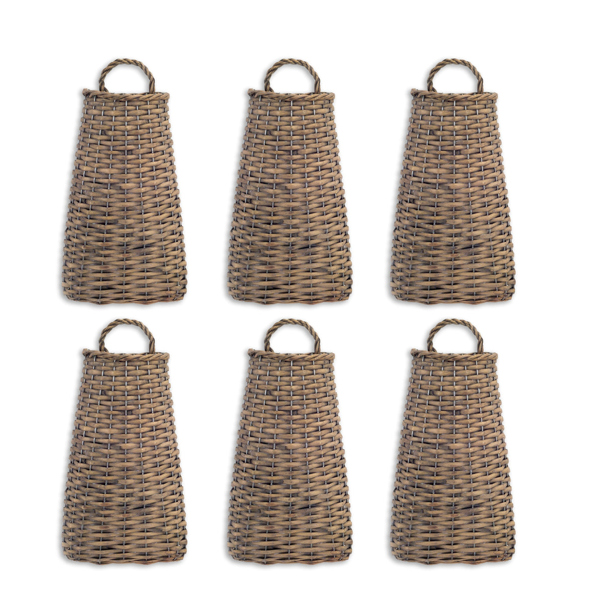 Woven-willow-wall-basket-(set-of-6)-Decorative-Baskets-&-Storage