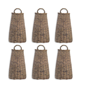 Woven-willow-wall-basket-(set-of-6)-Decorative-Baskets-&-Storage