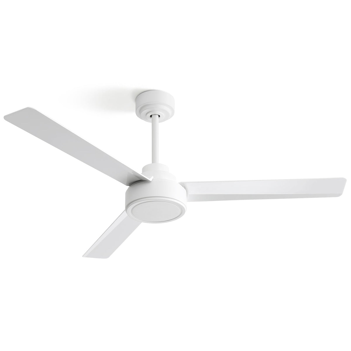52" Ceiling Fan Without Light with Remote Control and Reversible DC Motor