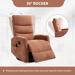 Heat Massage Manual Recliner Chair