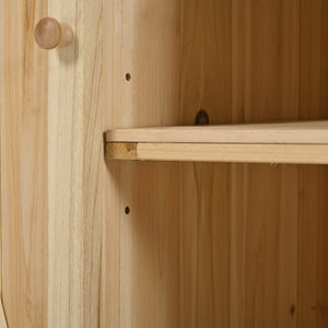 Outdoor Kitchen Island Fir Wood Kitchen Island with Stainless Steel Top