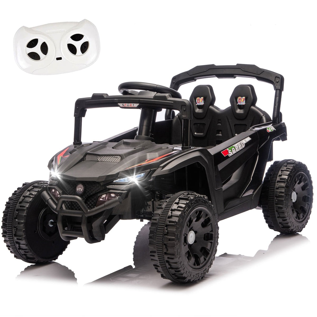 24V Kids Ride-On UTV with Remote Control and Music
