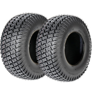 Set of 2 15x6.00-6 Lawn Mower Tires