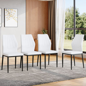 Dining Chairs with Shell Pattern, Comfort, and Style