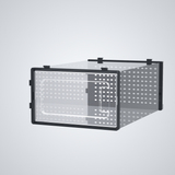 12 Pack of Plastic Stackable Shoe Boxes