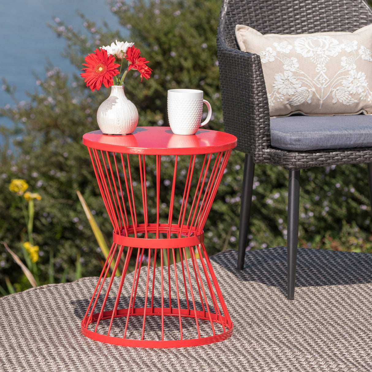 16' Stainless Steel Side Table