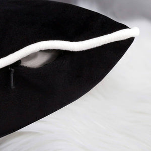 Halloween Boo Ghost Velvet Throw Pillow
