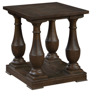 Byer - Rectangular Side End Table Coffee - Coffee