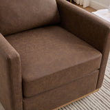Thornfield Upholstered Square Swivel Accent Chair