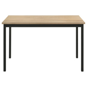 Garza Rectangular 48-inch Dining Table Greige Oak