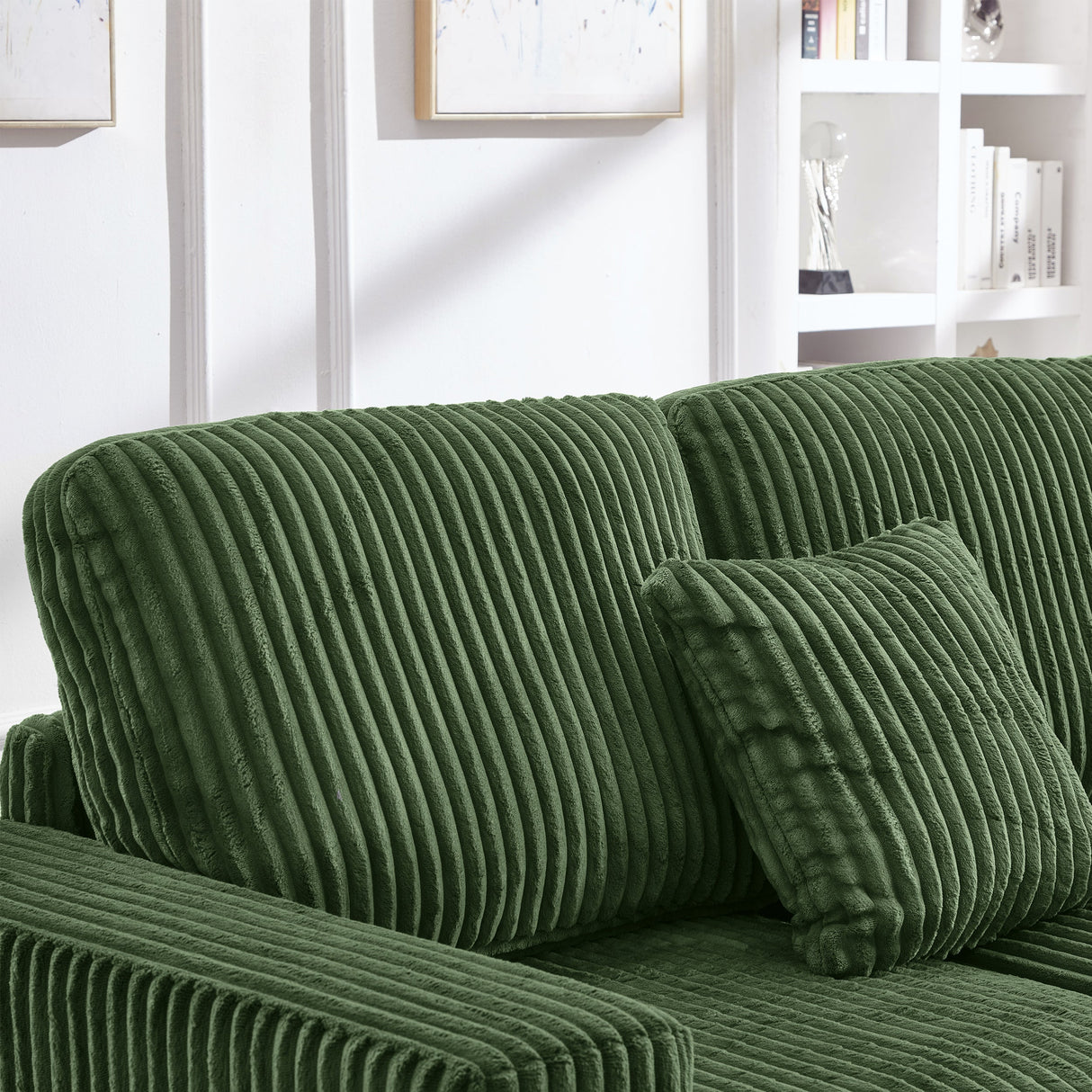 93" Sectional Sofa, L Shaped Sofa Couch