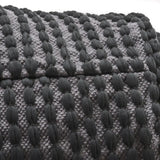 River Handcrafted Cylindrical Pouf in Water Resistant Fabric