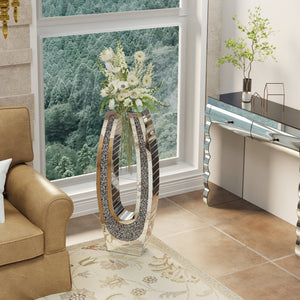 35.82" U-Shaped Tall Decorative Floor Vase