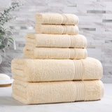 Heritage Egyptian Cotton Plush Heavyweight 6 Piece Towel Set - Egyptian Cotton Towel Set by Superior Brand