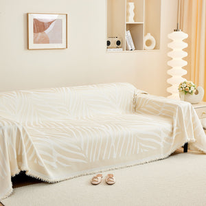 Fashion Chenille Couch Cover Blanket, Couch Non Slip Covers for Sectionals, Pet Friendly Couch Covers