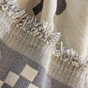Boho Geometric Chenille Throw Sofa Cover Soft Textured Decorative Couch Blanket