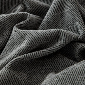 Herringbone Oversized Chenille Couch Throw Cover Sofa Slipcovers Couch Covers for Sectional Couches