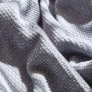 Chenille Thickened Solid Couch Blanket Throws, Reversible Couch Covers for Sectional Couches
