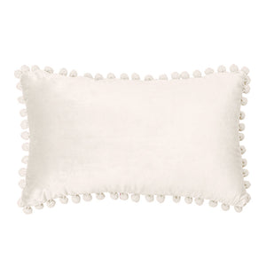 Pompoms Throw Pillows 18"x18", 12"x20" and 20"x20" pack of 2 throw pillows