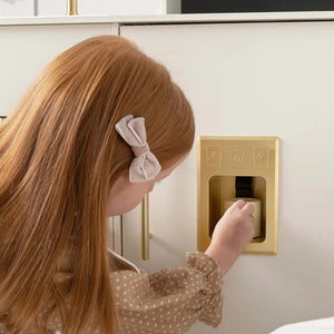 Tiny Land® Play Kitchen with Running Water - Iconic Aqua Kitchen in Cream