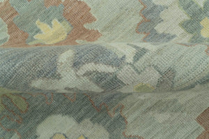 Tulu Distressed Modern Ikat Design Hand Knotted Custom Made wool rug