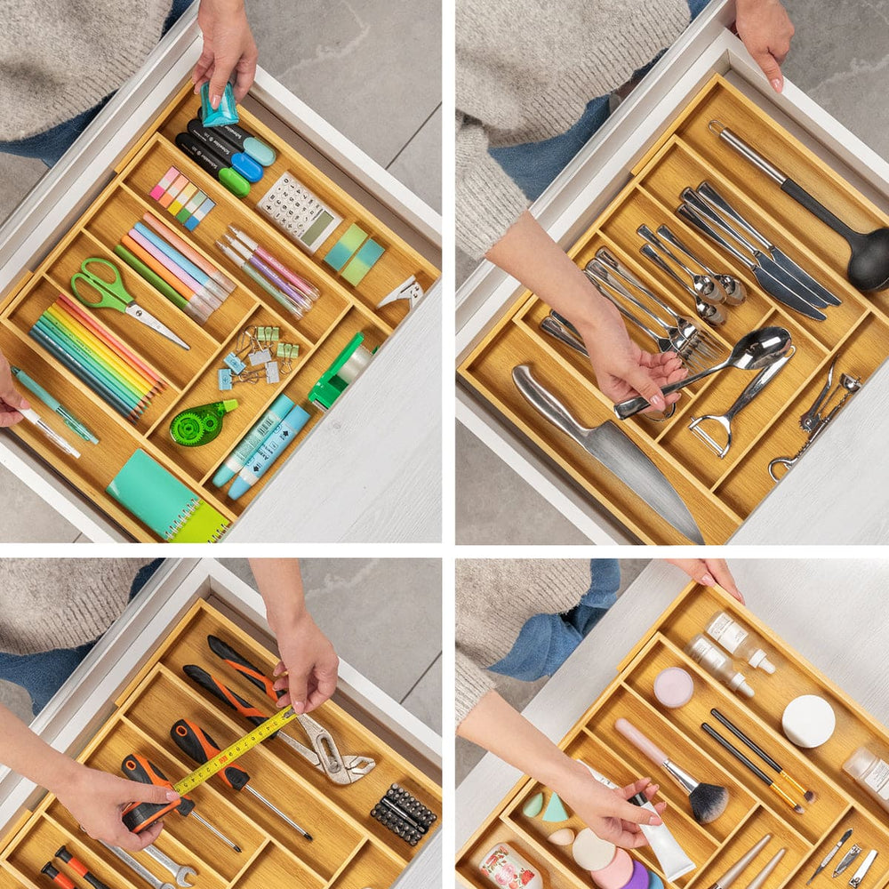 Expandable Silverware Organizer (8 Slots)