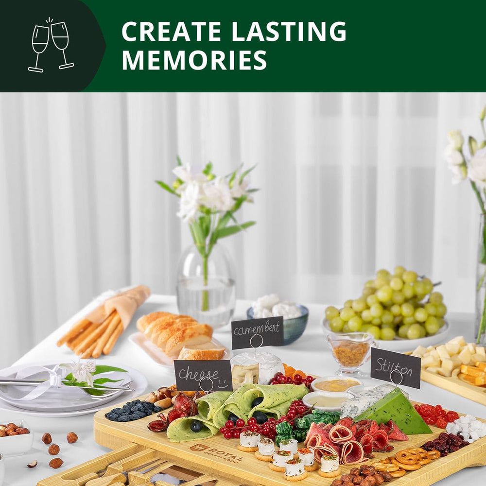 Cheese Board Set with Side Trays