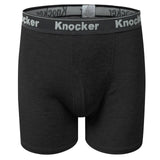 4-Pack Knocker Men's 100% Cotton Boxer Briefs