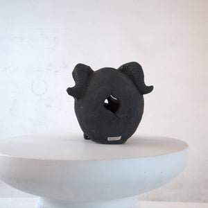 Hand-Forged Flame Skull for Fire Pits and Hearths