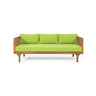 Claremont 3 Seater Daybed Teak Acacia Wood Water Resistant Cushions