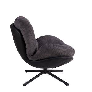 360° Swivel Office Chair, No Wheels