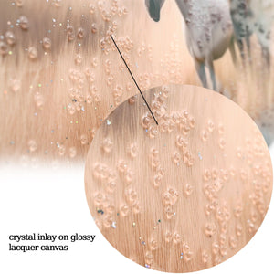 Horses Wall Art Decor Western Farm Equine Canvas Picture