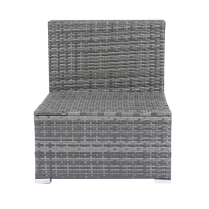 8 Piece Patio Sectional Wicker Rattan Outdoor Sofa Set with Storage Box