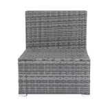 8 Piece Patio Sectional Wicker Rattan Outdoor Sofa Set with Storage Box