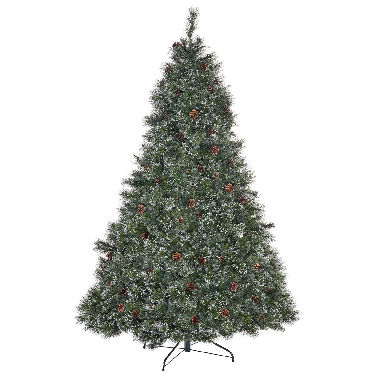 The 9-Foot Cashmere & Snow Bristle Pre-Lit Christmas Tree