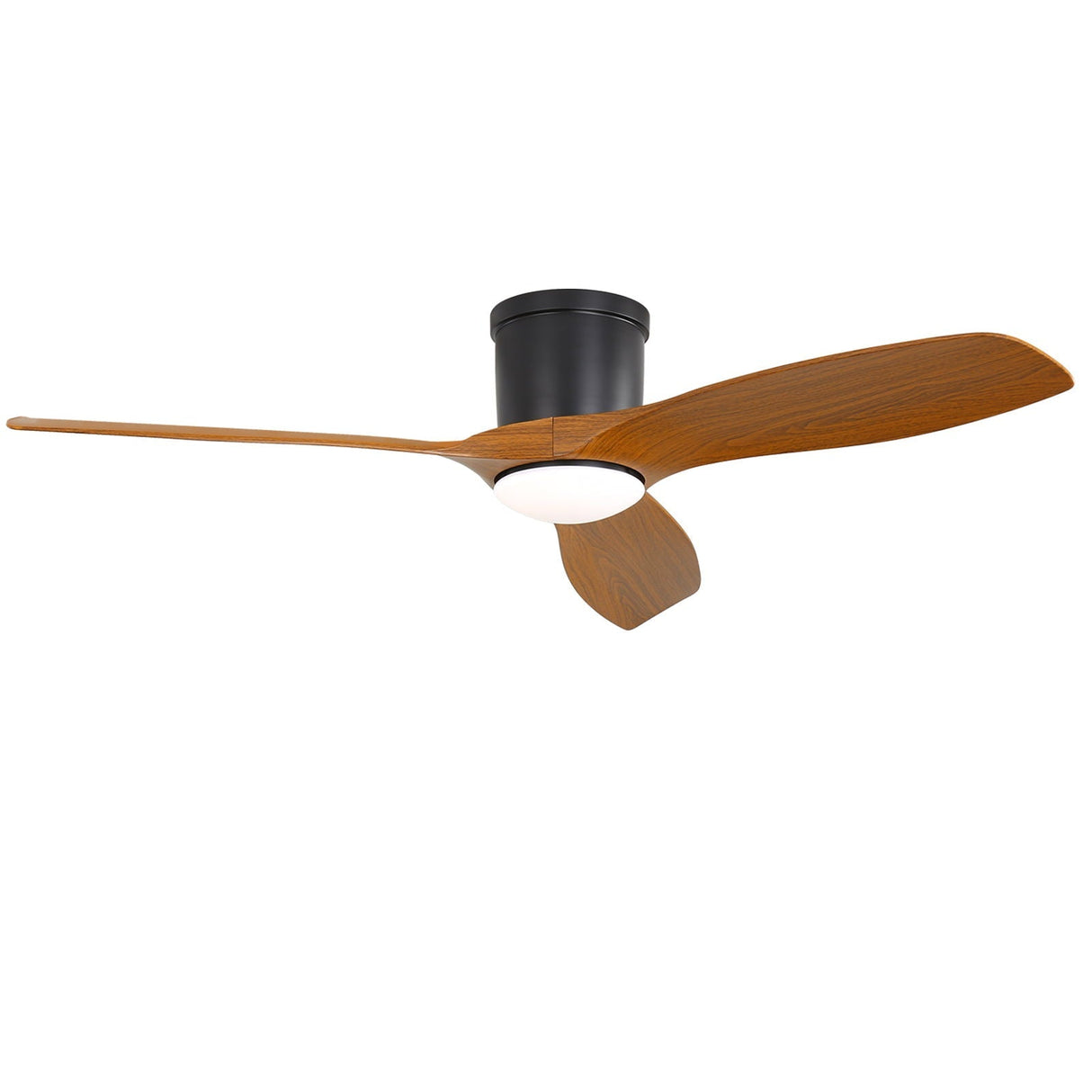 Smart Ceiling Fan With Remote Control, 3 Blades, Dimmable LED Light