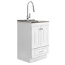 Lawrence - Laundry Cabinet With Faucet And Stainless Steel Sink