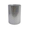 Modern Round Accent Table With Hammered Surface