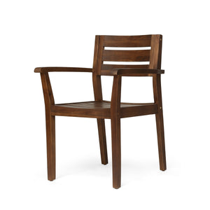 7 Pieces Acacia Wood Outdoor Dining Set