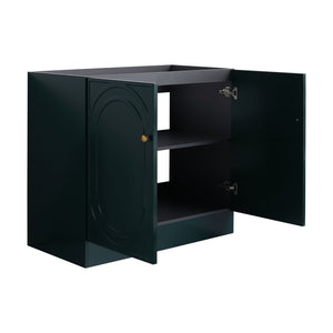 Modern Freestanding Bathroom Vanity With Soft Close Cabinet Doors
