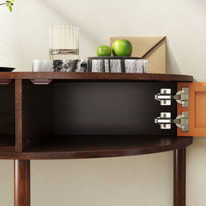 Demi Lune - Console Table With 2 Storage Drawers
