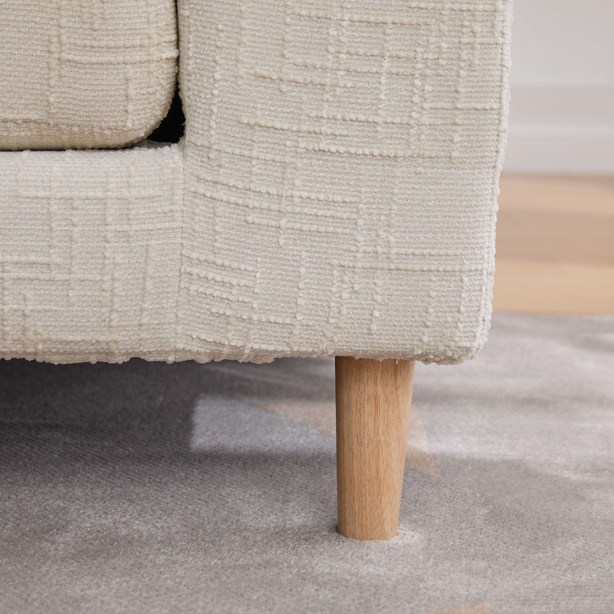 Modern Upholstered End Of Bed Bench With Armrests