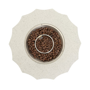 36" Propane Gas Fire Pit Table in Beige Concrete