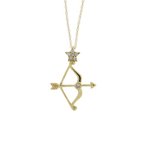 .07ct Diamond Fashion Pendants 14KT Yellow Gold