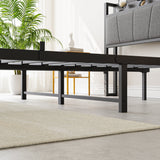 Full Size Bed Frame Storage Headboard with Charging Station