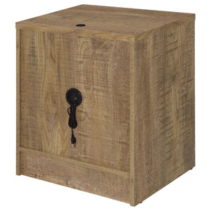 Geary - 2 Drawer Nightstand With LED Lights And USB Charging Ports